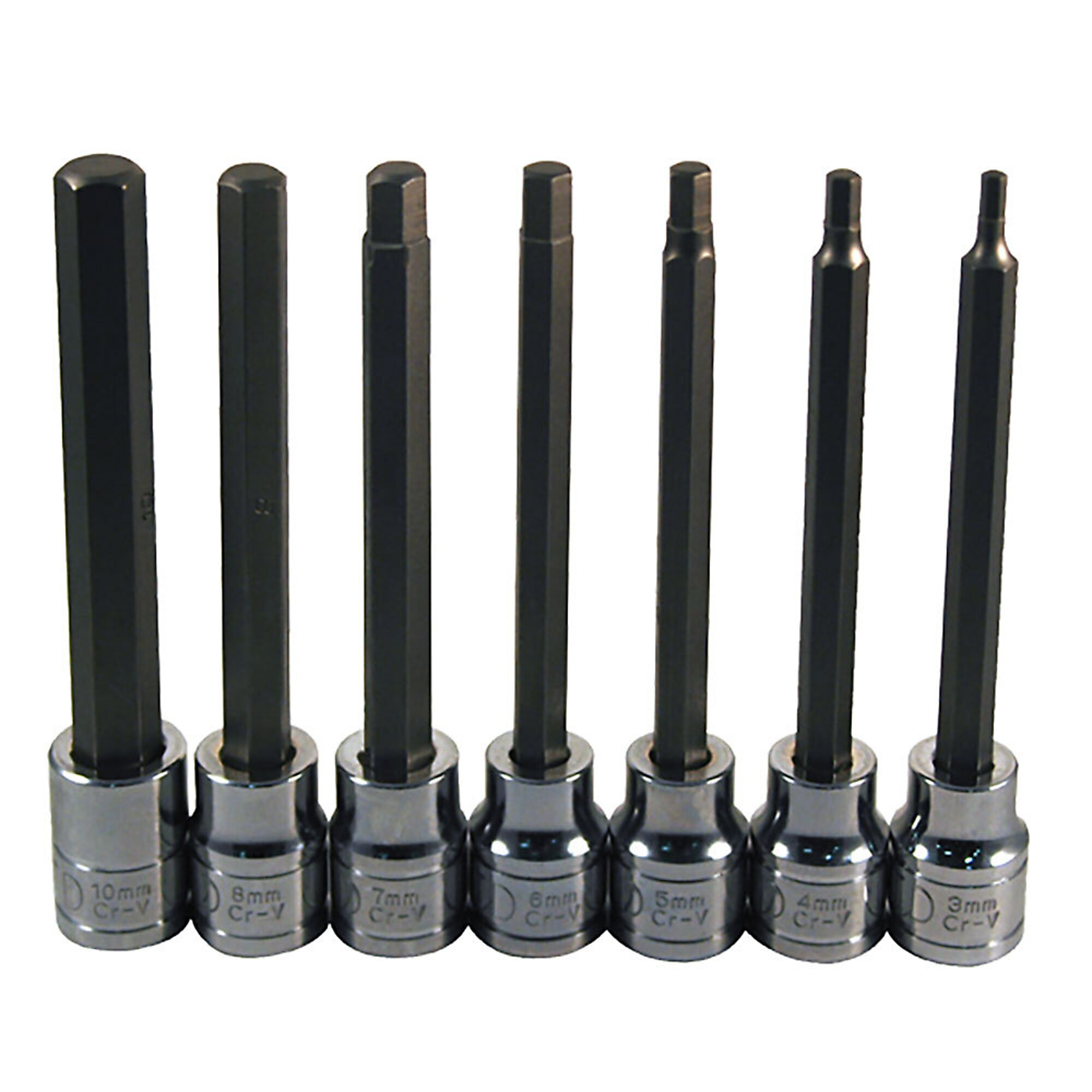 ATD Socket Hex Driver Set 7Pc X Long Metric, Model# 10109